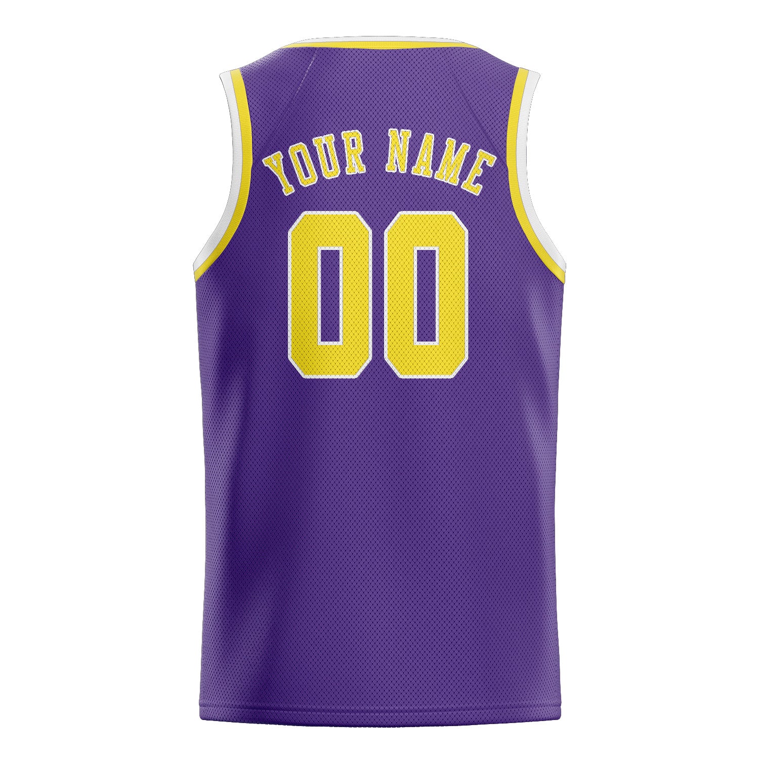 Benutzerdefiniertes Professionelles Lavendel Blassgelb Basketballtrikot