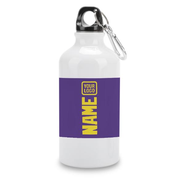 Maßgeschneidertes Lavendel Blassgelb Sportflasche