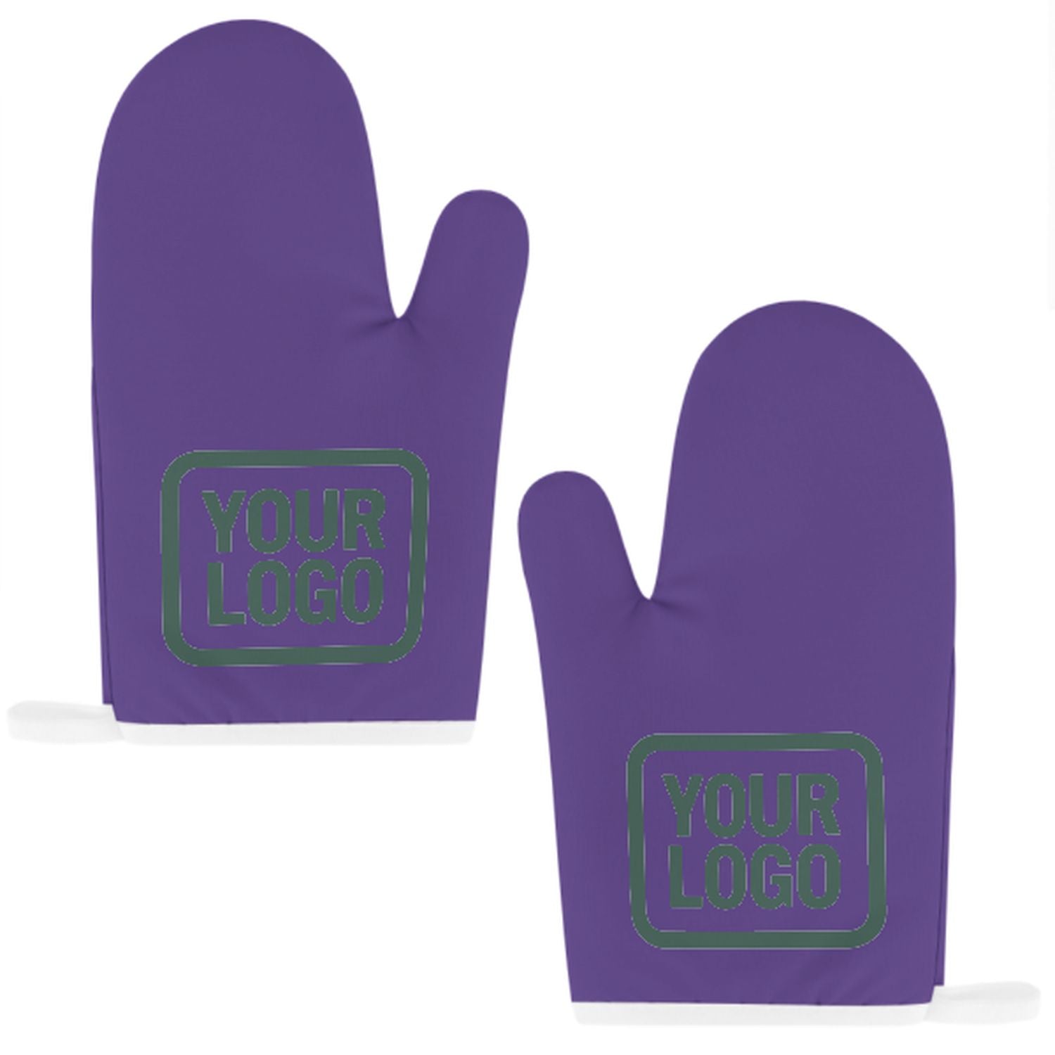 Maßgeschneidertes Lavendel  Blaugrün Topfhandschuh Set – 2-teilig