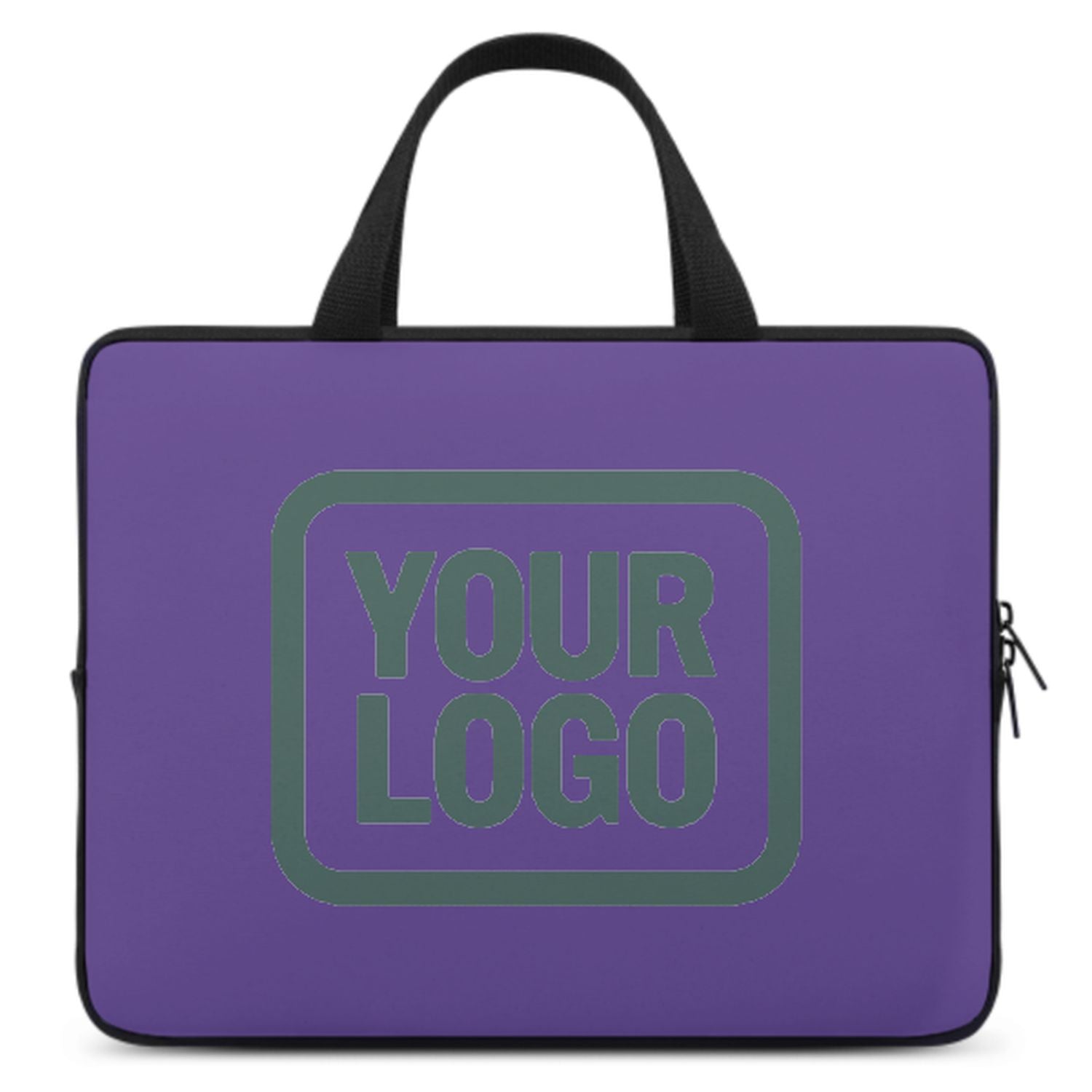 Maßgeschneidertes Lavendel Blue Green Laptop Tasche