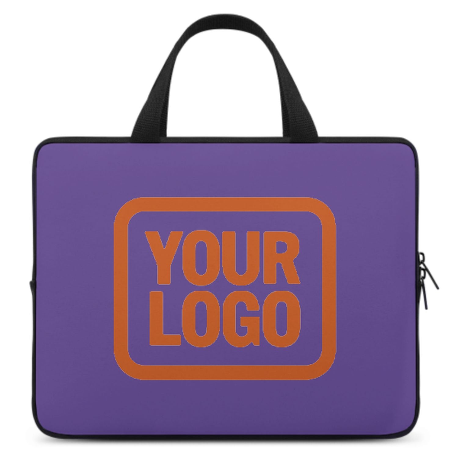 Maßgeschneidertes Lavendel Orange Laptop Tasche