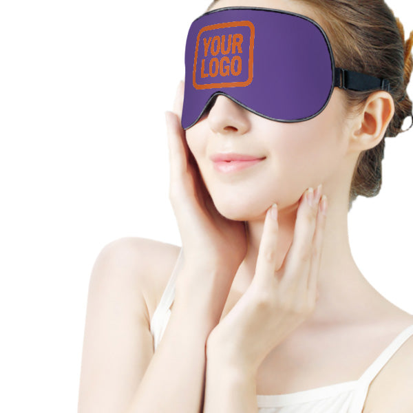 Maßgeschneidertes Lavendel Orange Schlafmaske