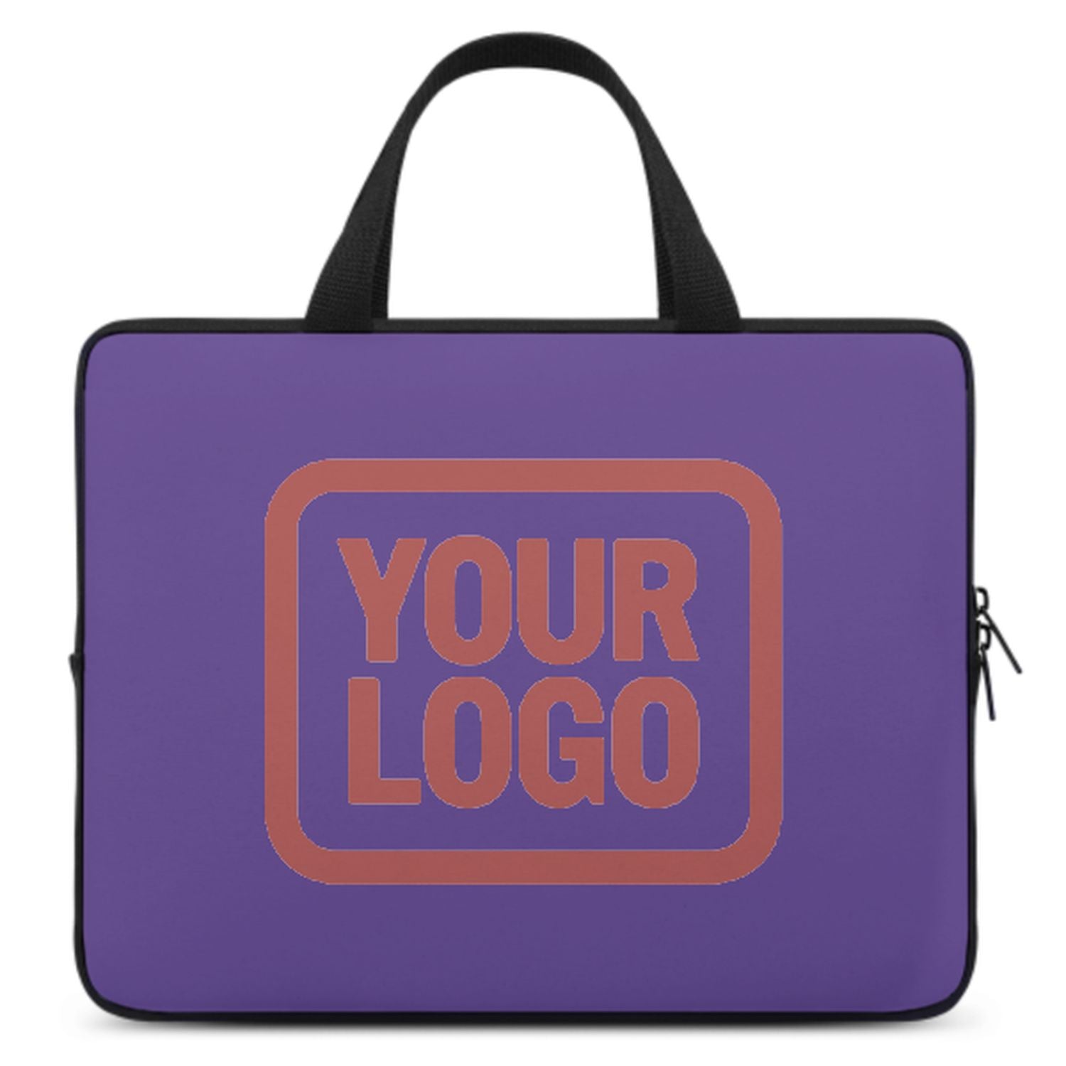 Maßgeschneidertes Lavendel Copper Rose Laptop Tasche