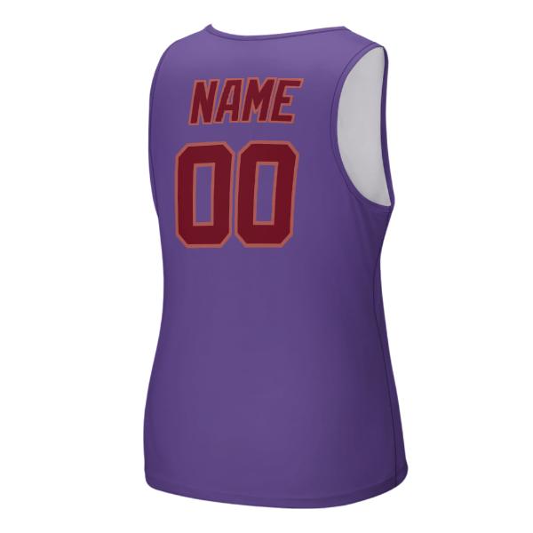 Maßgeschneidertes Lavendel Karmesinrot Herren Tanktop