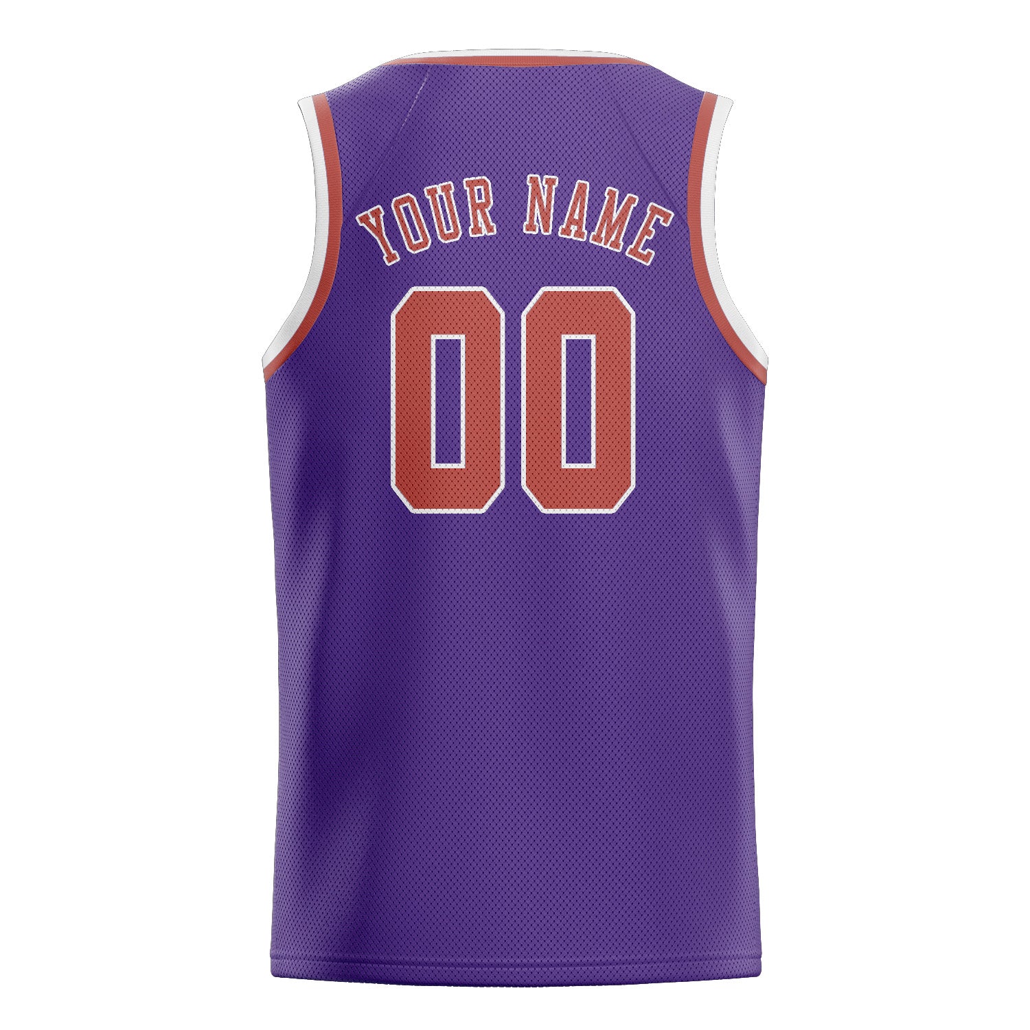 Benutzerdefiniertes Professionelles Lavendel Kupferrose Basketballtrikot