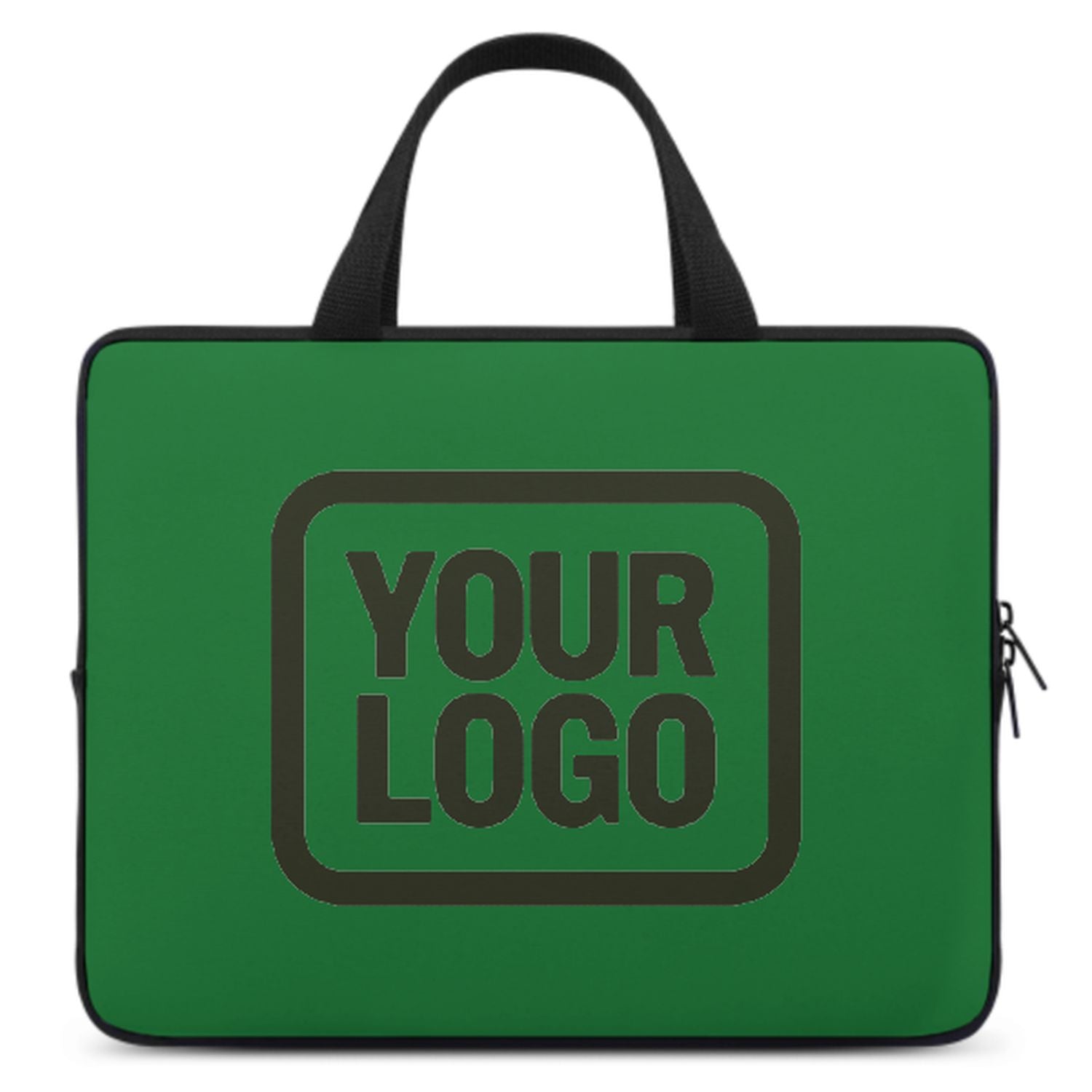 Maßgeschneidertes Smaragdgrün Olive Laptop Tasche