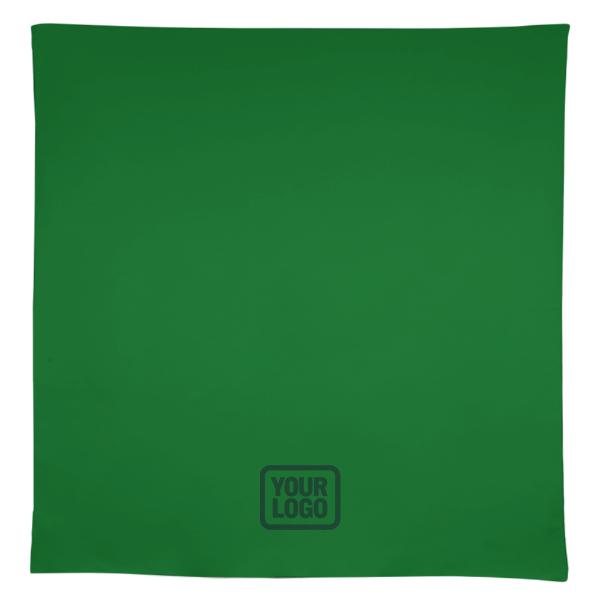 Tovaglia quadrata personalizzata verde smeraldo oliva scuro