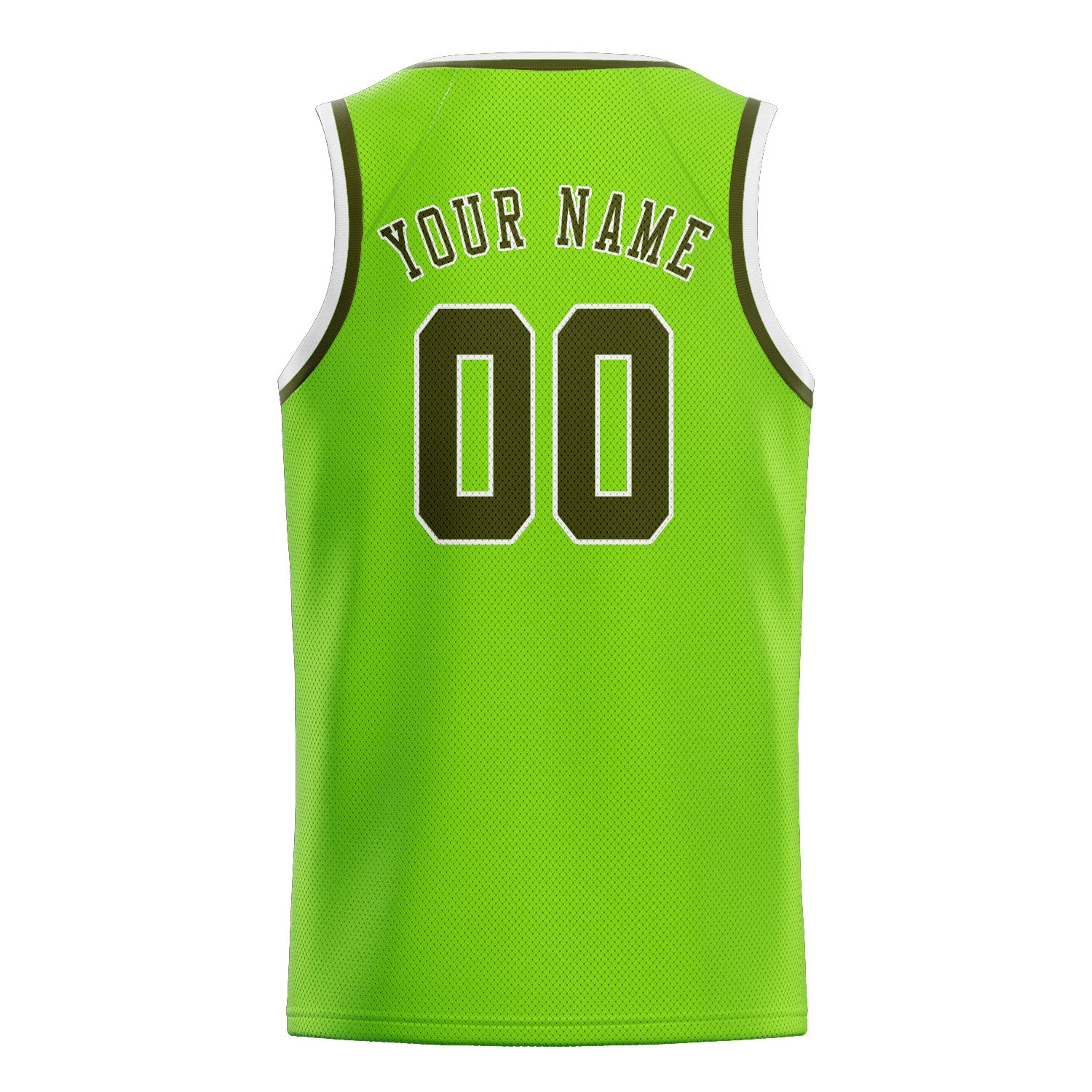 Benutzerdefiniertes Professionelles Smaragdgrün Dunkles Oliv Basketballtrikot