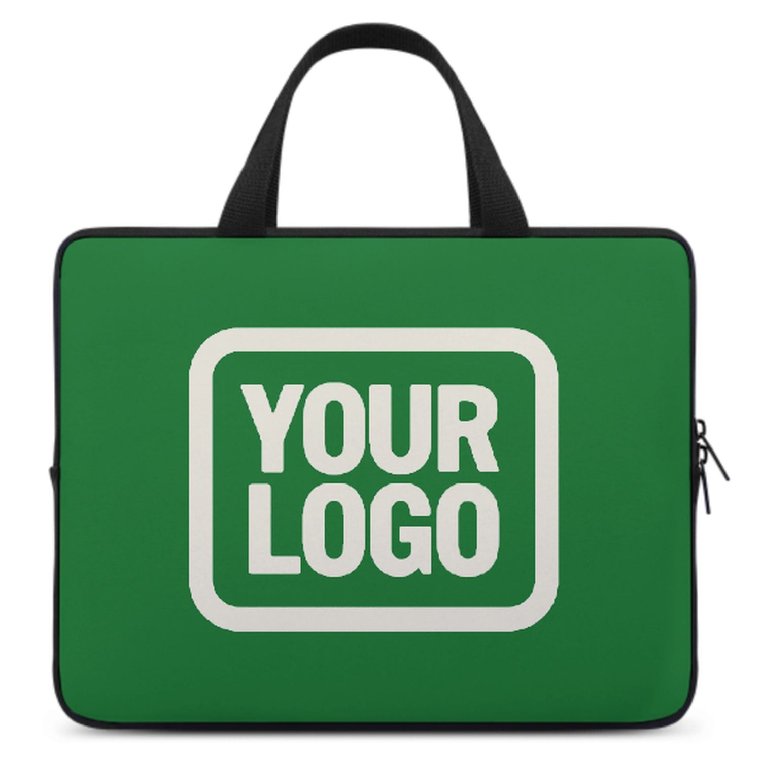 Maßgeschneidertes Smaragdgrün Cream Laptop Tasche