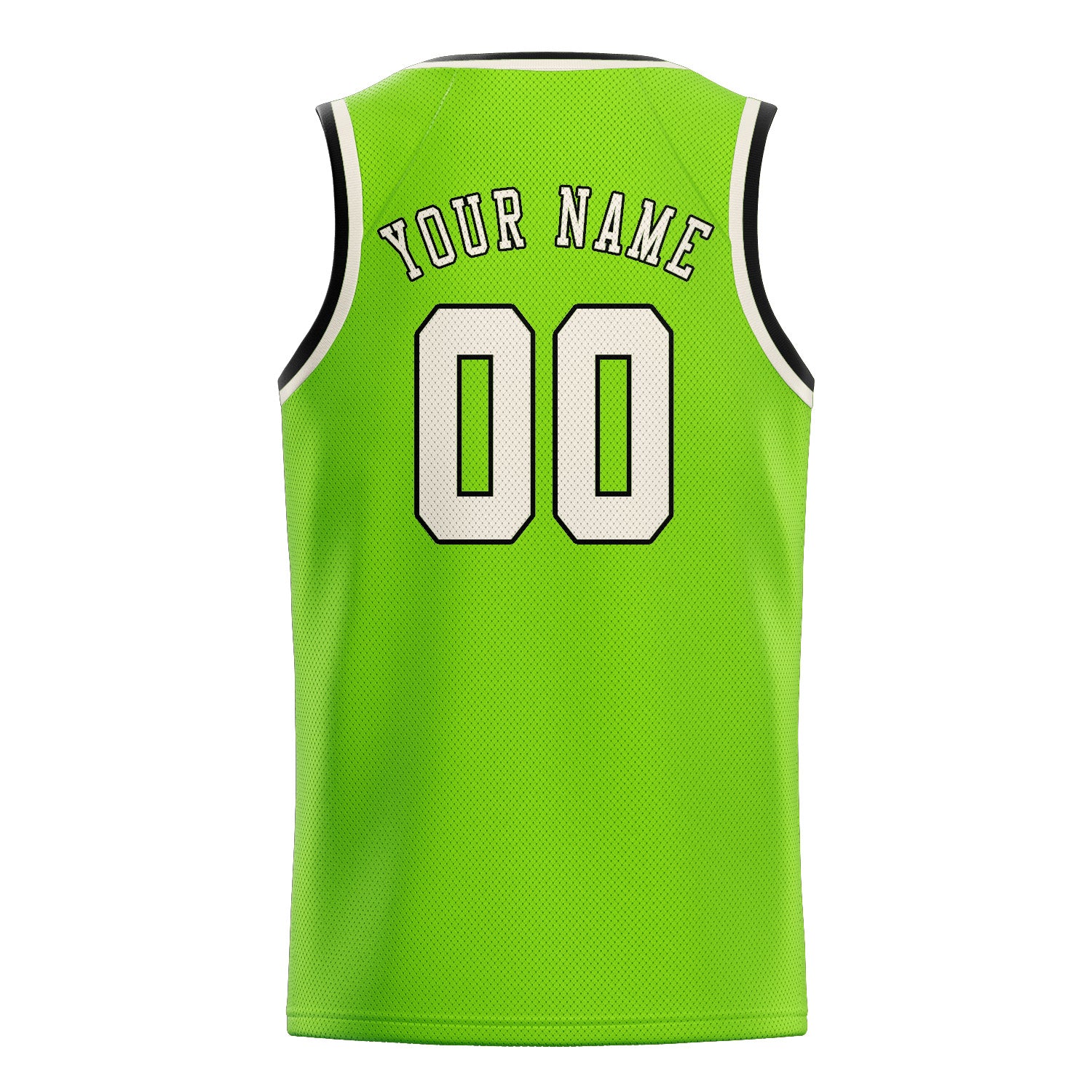 Benutzerdefiniertes Professionelles Smaragdgrün Beige Basketballtrikot