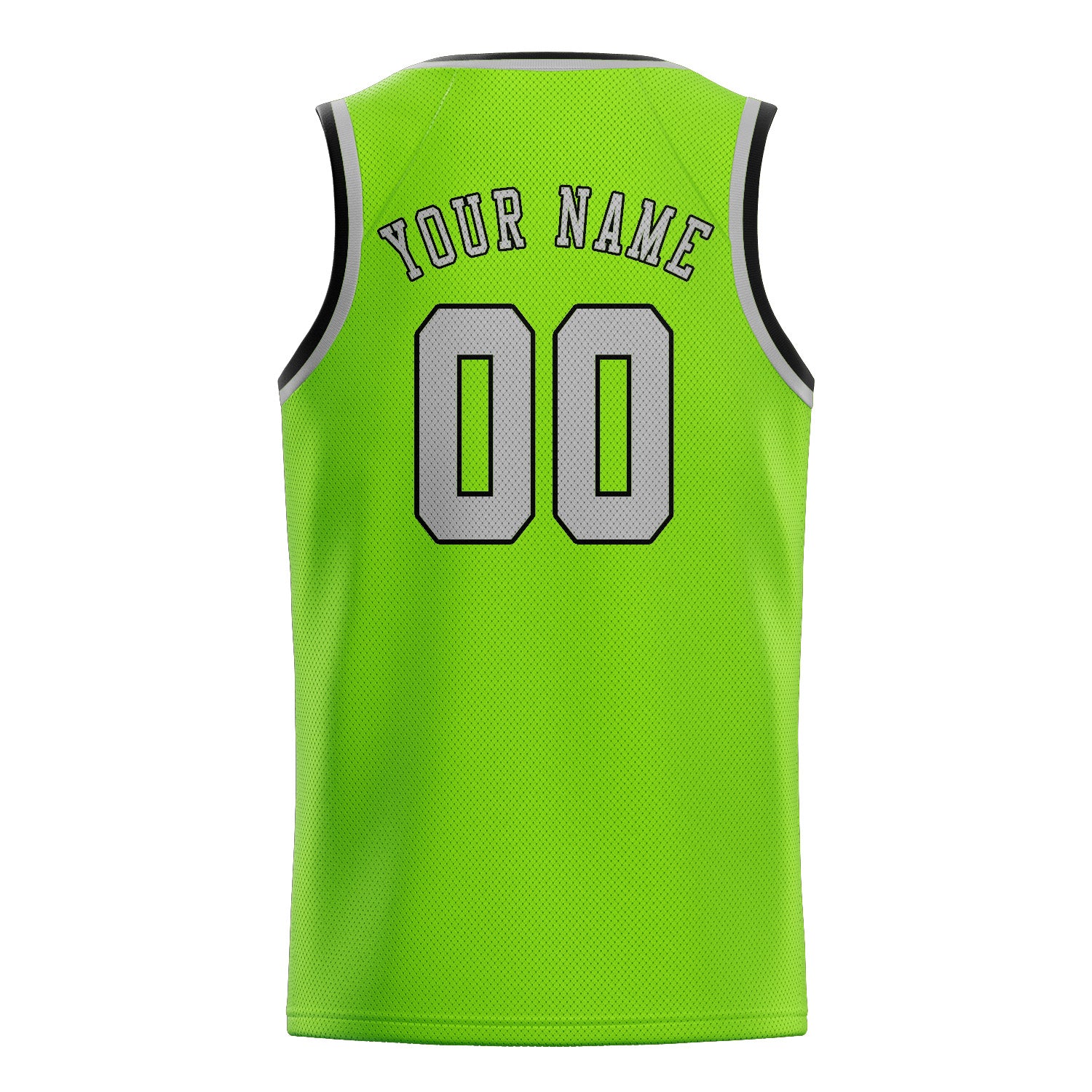 Benutzerdefiniertes Professionelles Smaragdgrün Grau Basketballtrikot