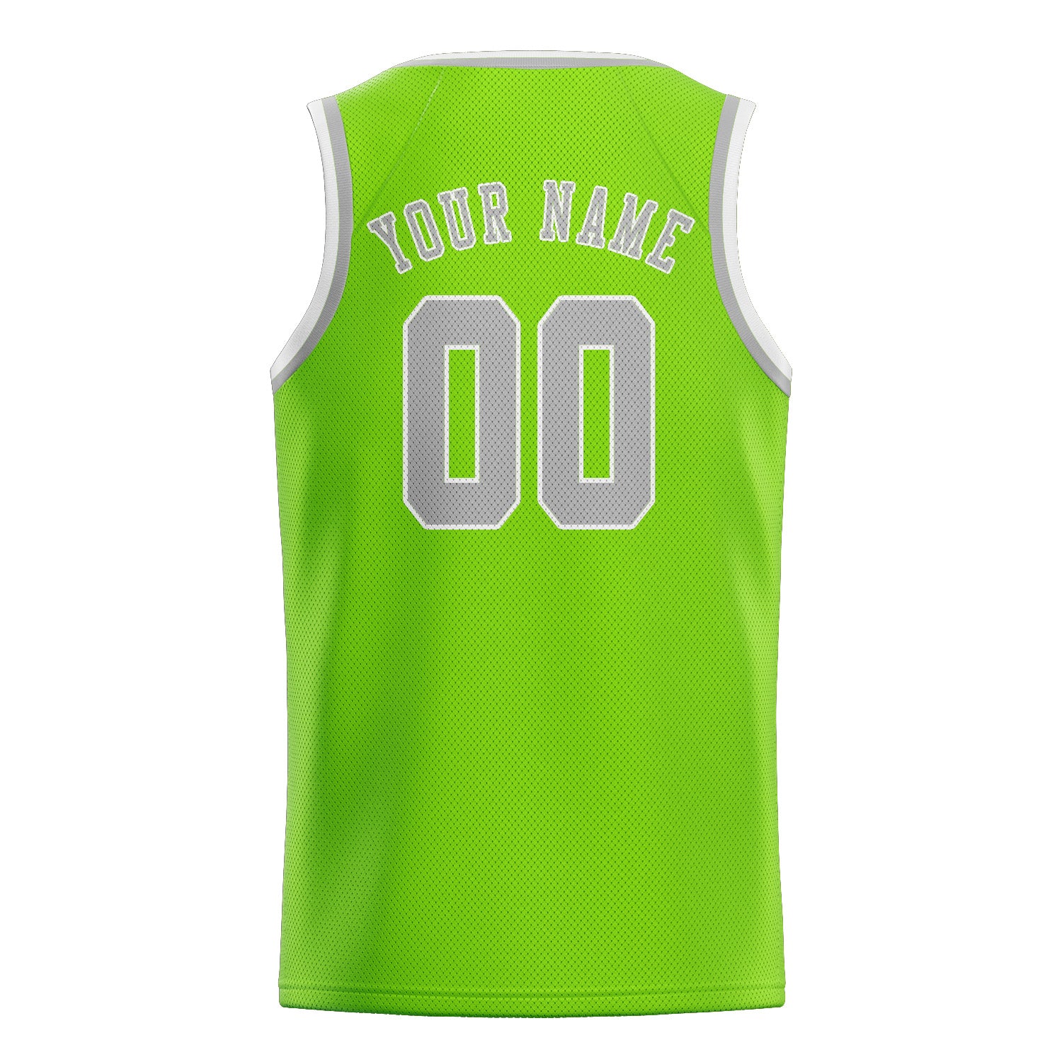 Benutzerdefiniertes Professionelles Smaragdgrün Grau Basketballtrikot