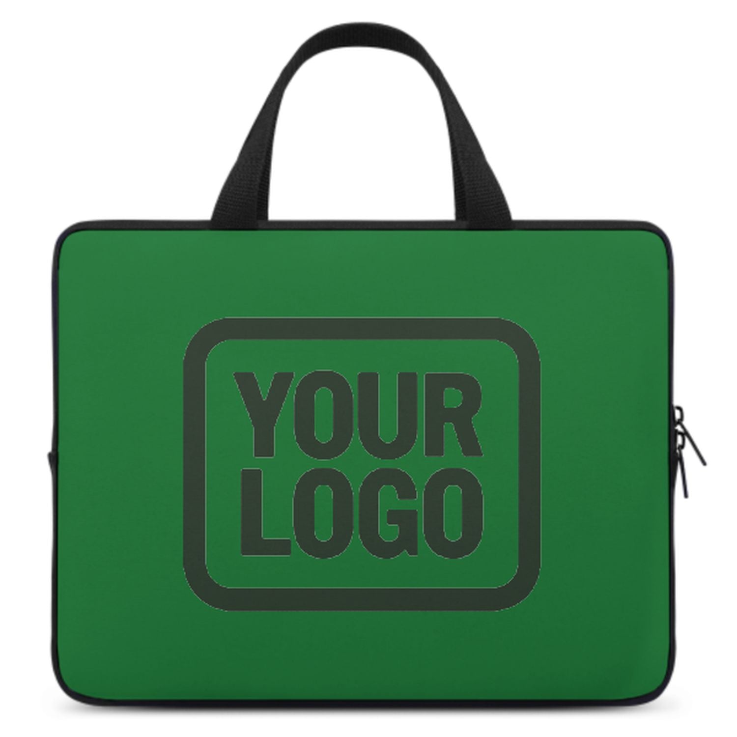 Maßgeschneidertes Smaragdgrün Dark Green Laptop Tasche