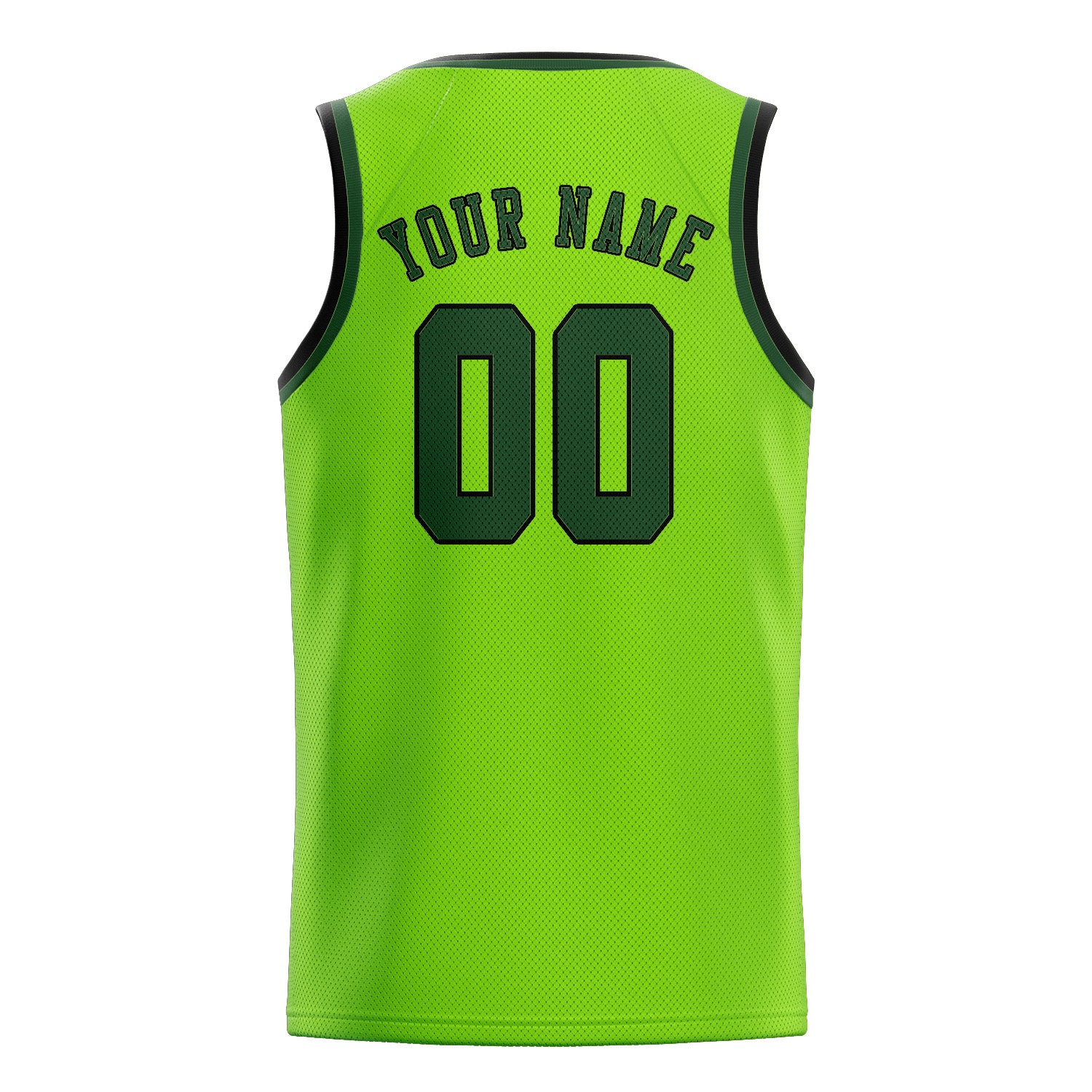 Benutzerdefiniertes Professionelles Smaragdgrün Tannengrün Basketballtrikot