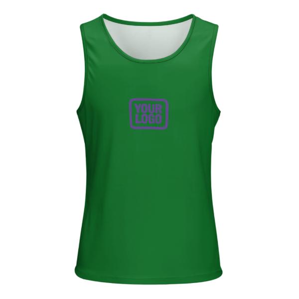 Maßgeschneidertes Smaragdgrün Lavendel Herren Tanktop