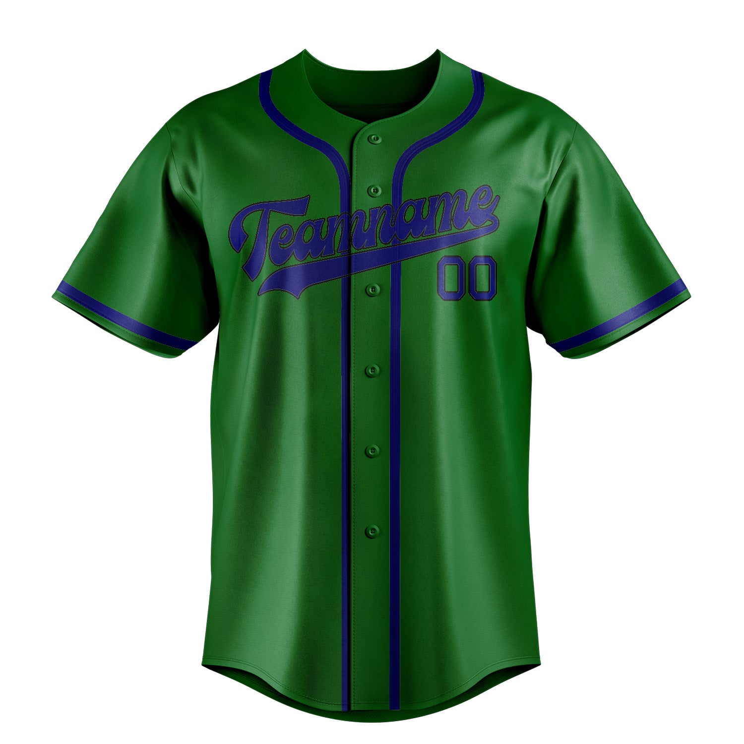 Benutzerdefiniertes Professionelles Smaragdgrün Himmelblau Baseballtrikot