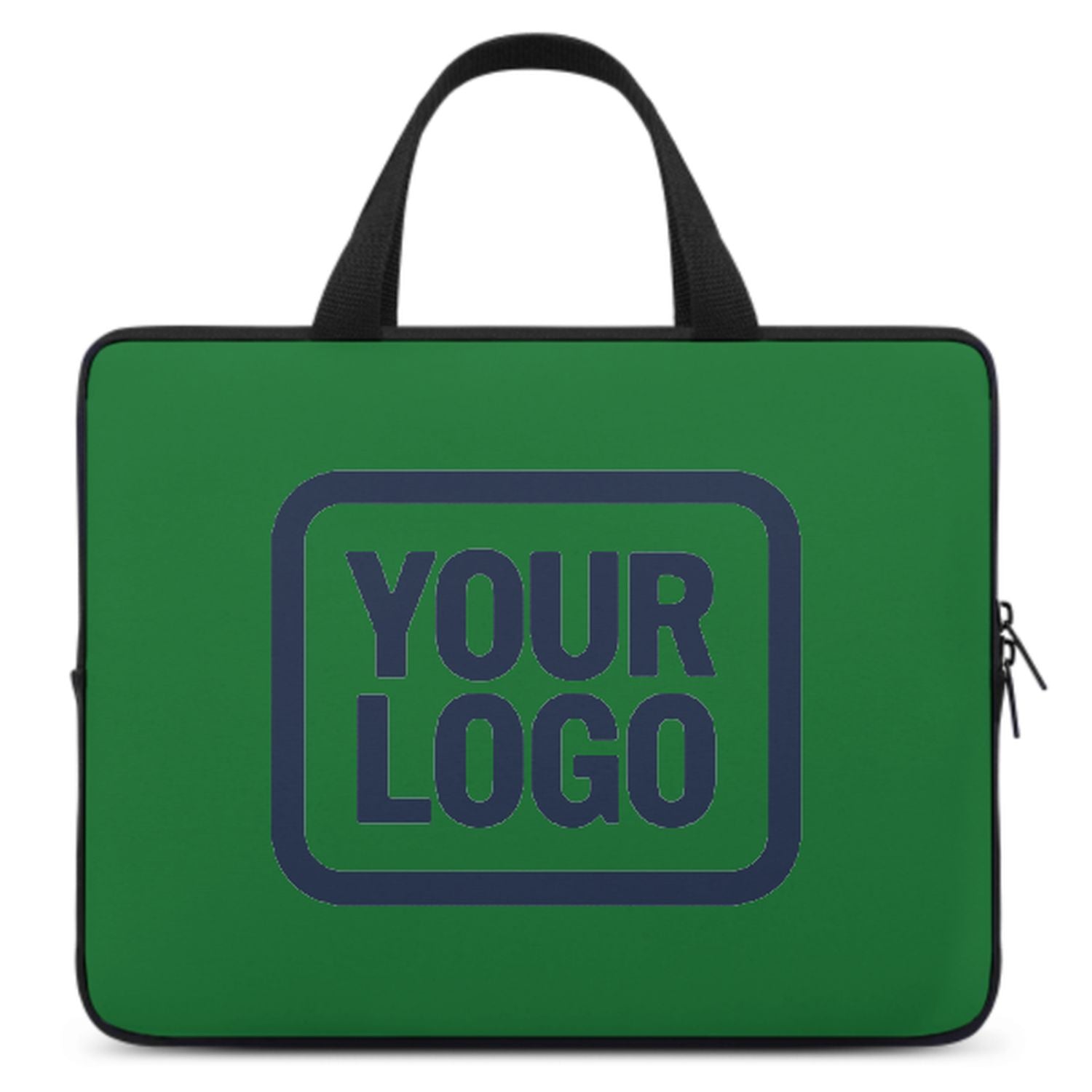 Maßgeschneidertes Smaragdgrün Blue Laptop Tasche