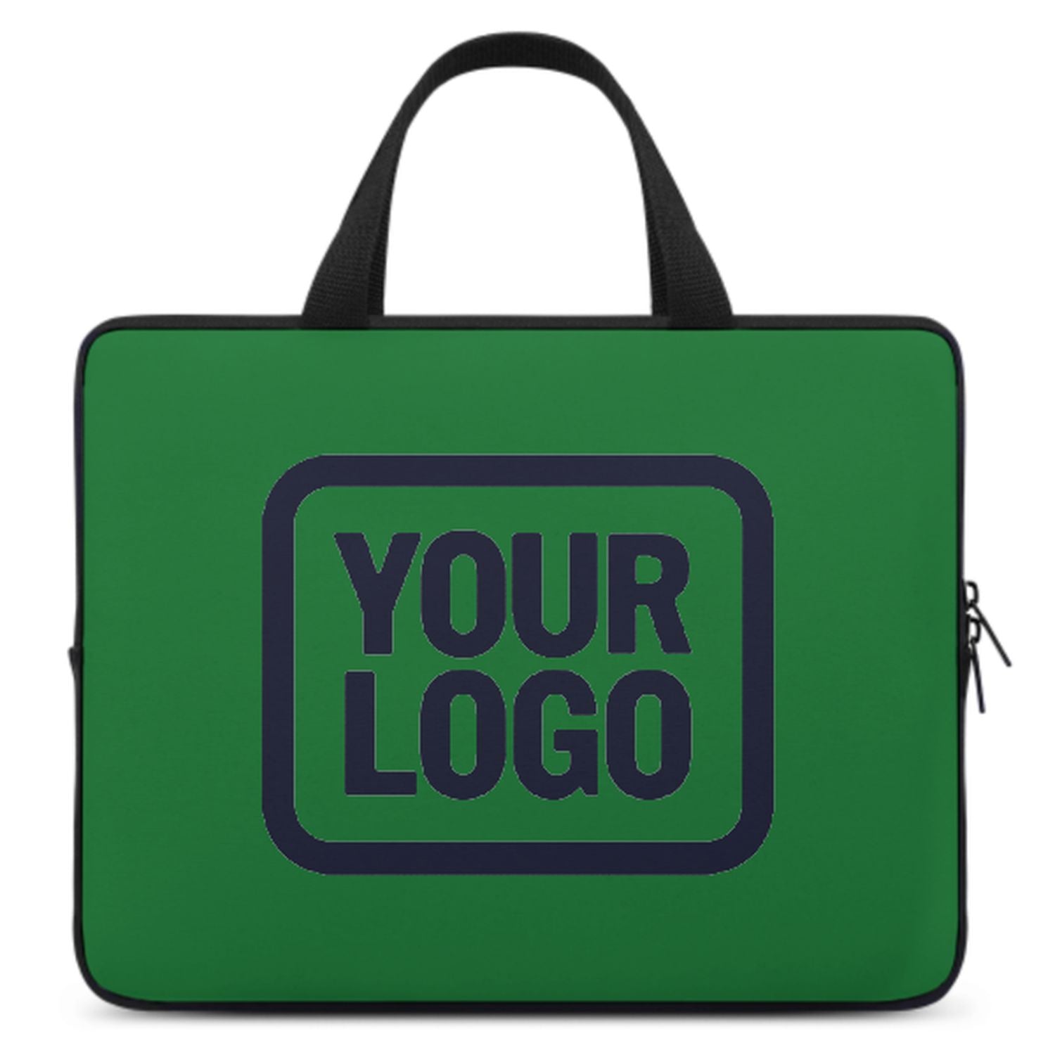 Maßgeschneidertes Smaragdgrün Navy Laptop Tasche
