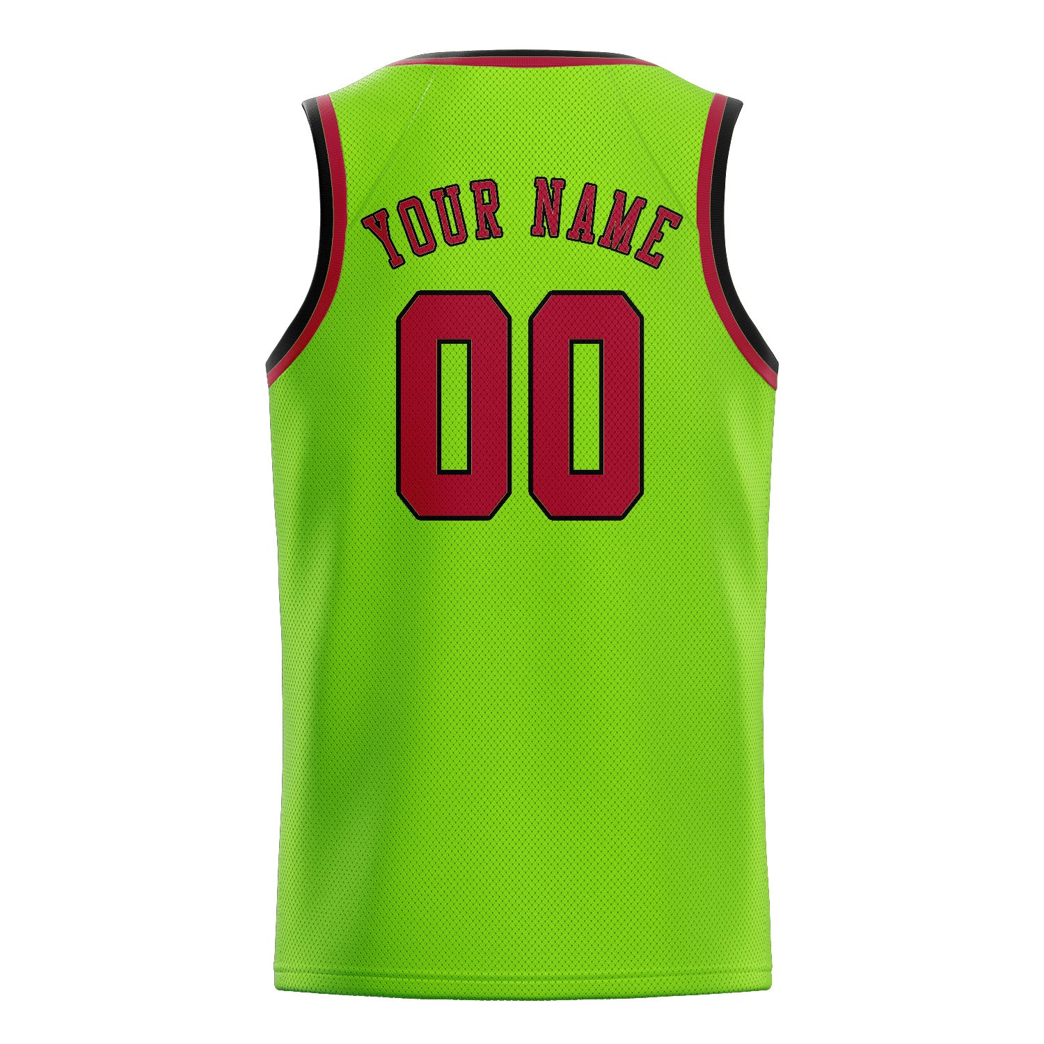 Benutzerdefiniertes Professionelles Smaragdgrün Rot Basketballtrikot