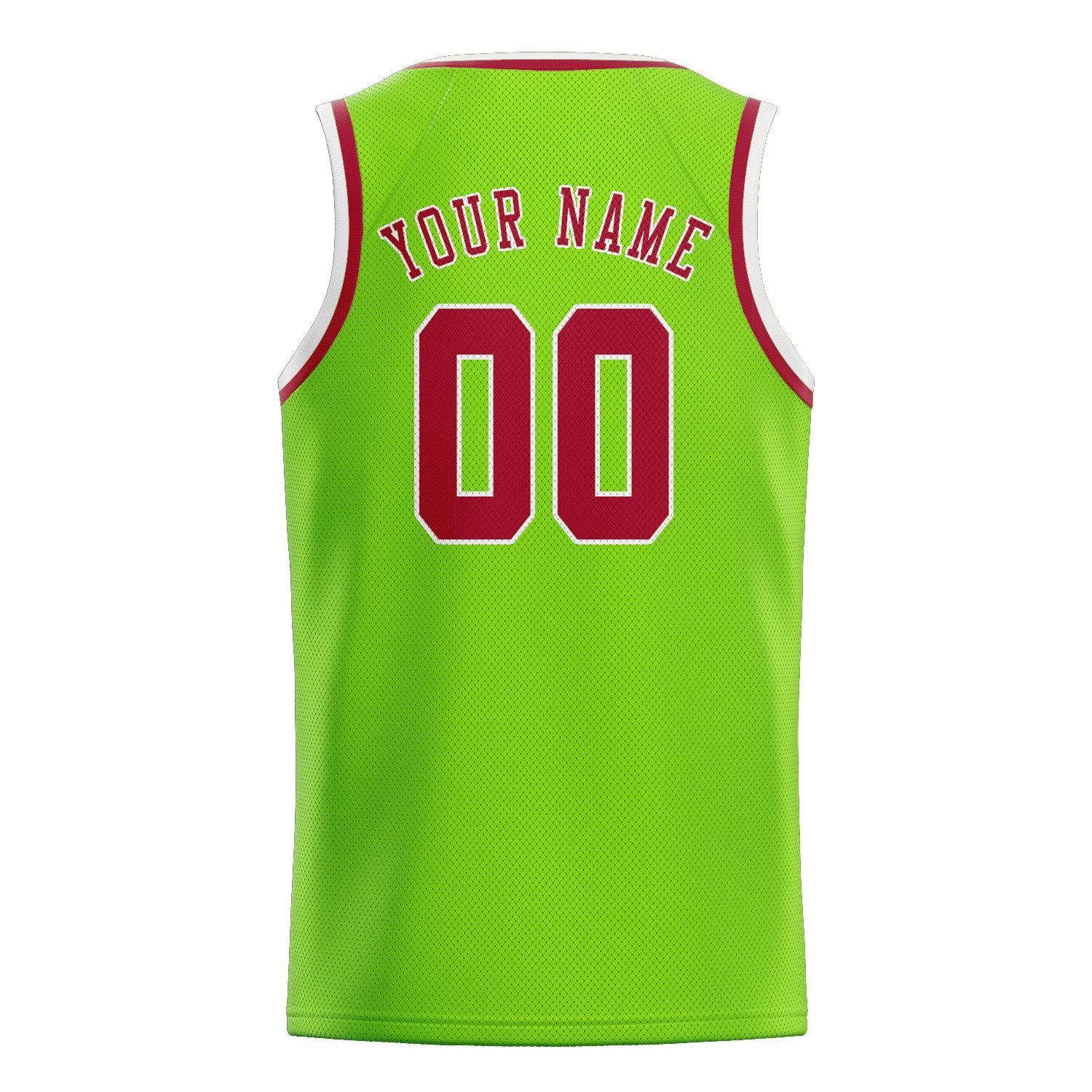 Benutzerdefiniertes Professionelles Smaragdgrün Rot Basketballtrikot