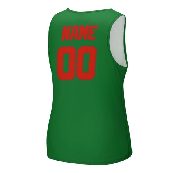 Maßgeschneidertes Smaragdgrün Orangerot Herren Tanktop