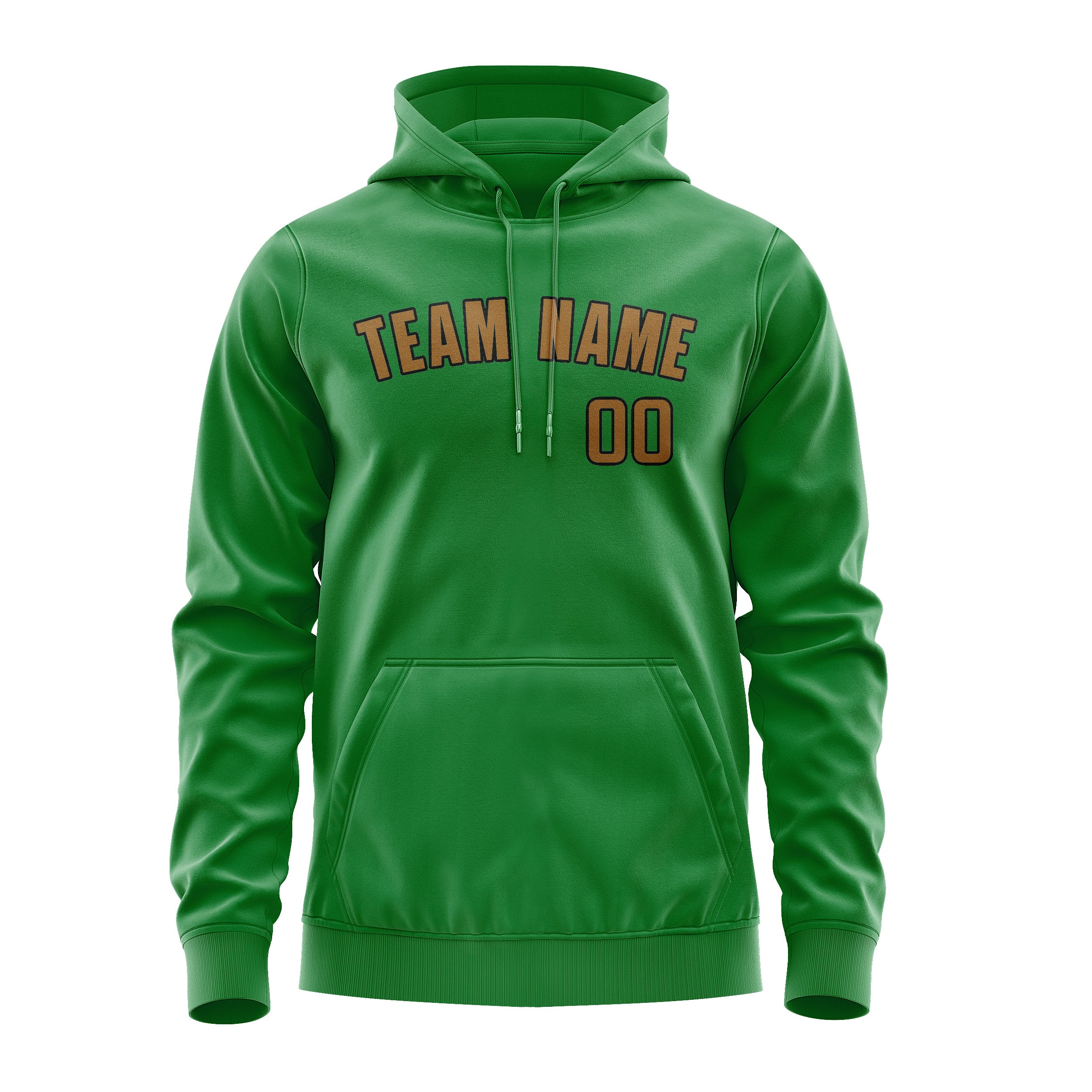 Maßgeschneidertes Smaragdgrün Khaki Hoodie