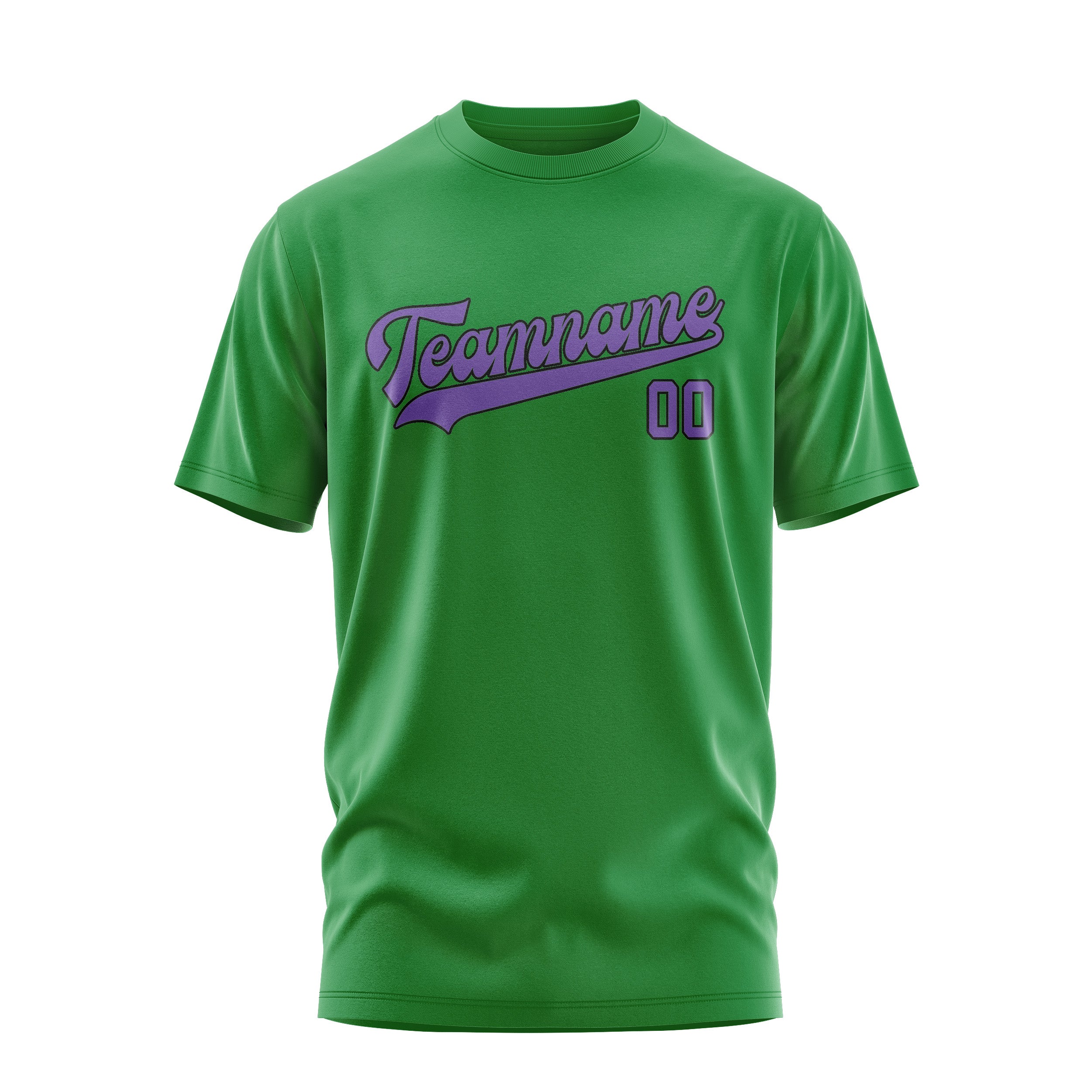 Maßgeschneidertes Smaragdgrün Lavendel T-Shirt