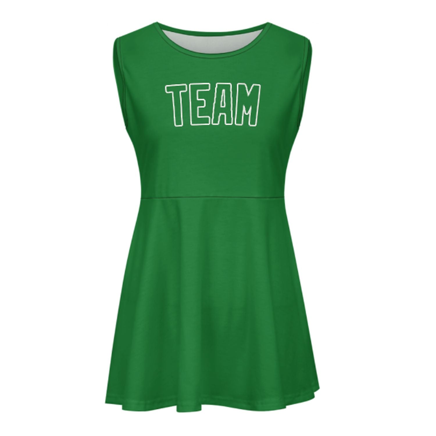 Maßgeschneidertes Smaragdgrün Smaragdgrün Cheerleader-Kleid
