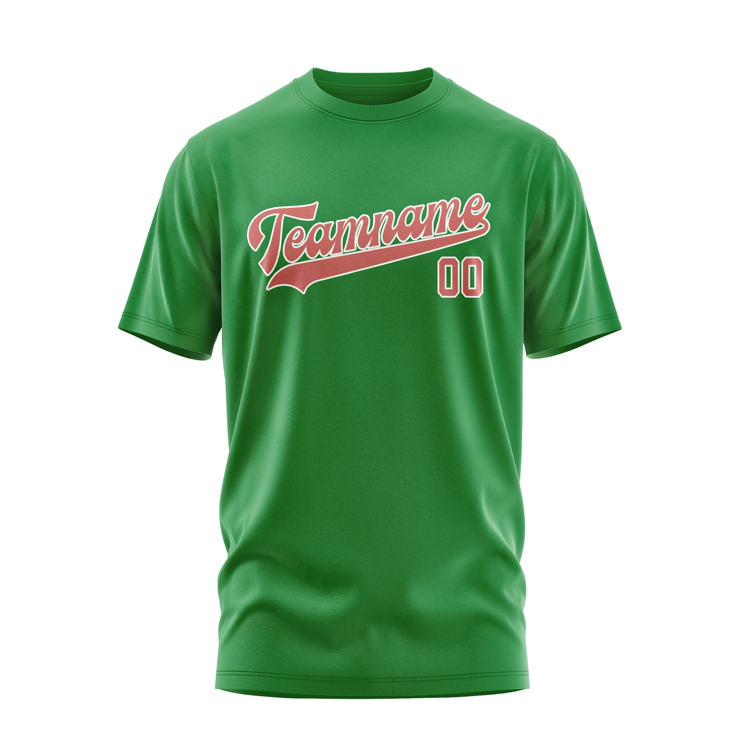 Maßgeschneidertes Smaragdgrün Kupferrose T-Shirt