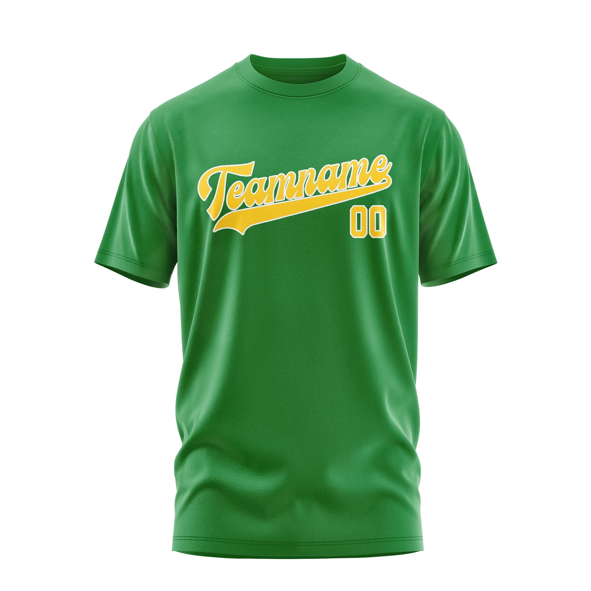 Maßgeschneidertes Smaragdgrün Gold T-Shirt