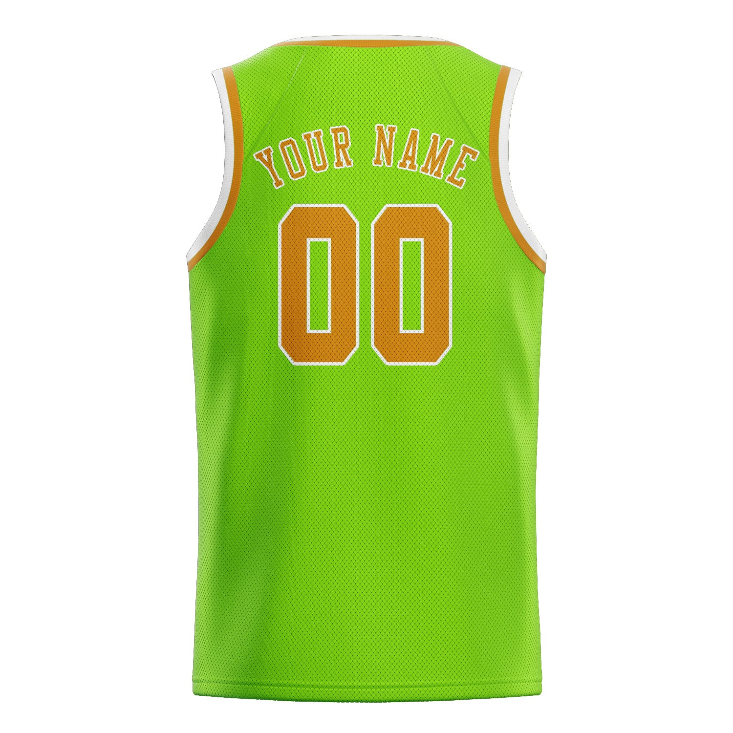 Benutzerdefiniertes Professionelles Smaragdgrün Gelb Basketballtrikot