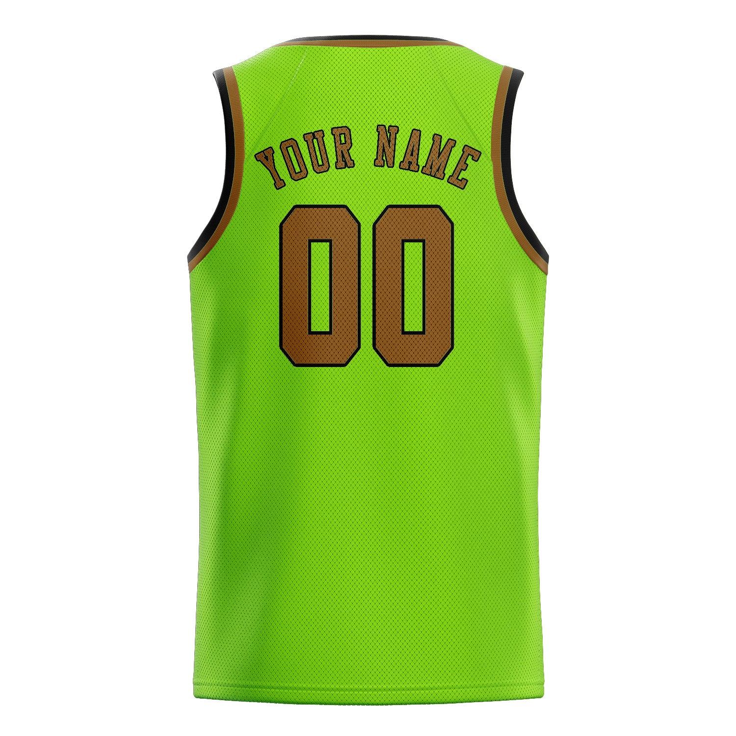 Benutzerdefiniertes Professionelles Smaragdgrün Khaki Basketballtrikot