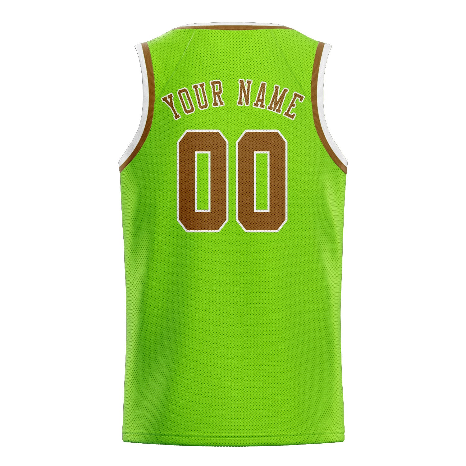 Benutzerdefiniertes Professionelles Smaragdgrün Khaki Basketballtrikot