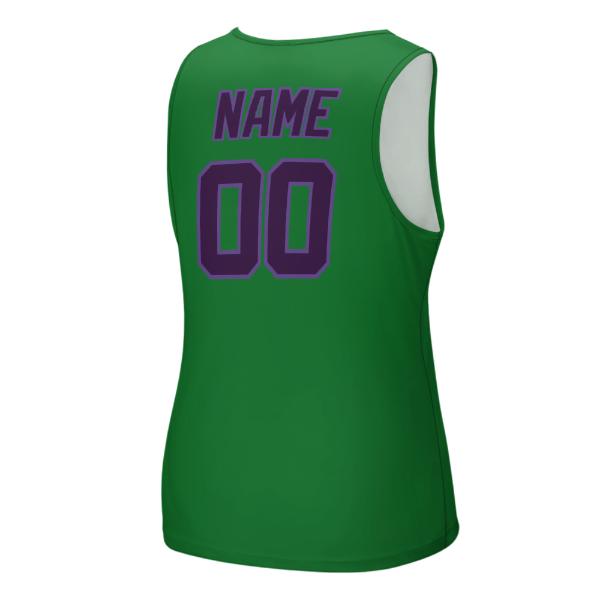 Maßgeschneidertes Smaragdgrün Lila Herren Tanktop