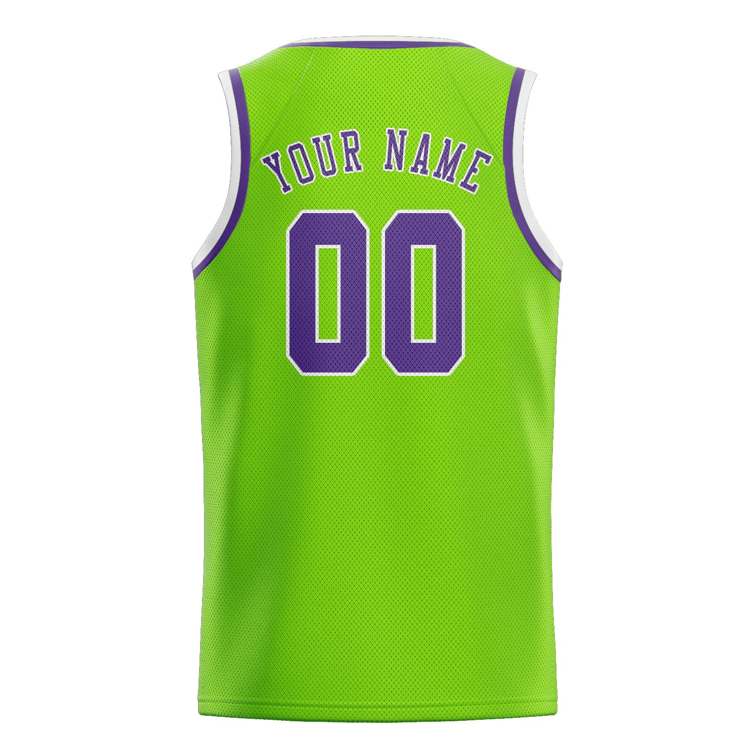 Benutzerdefiniertes Professionelles Smaragdgrün Lavendel Basketballtrikot
