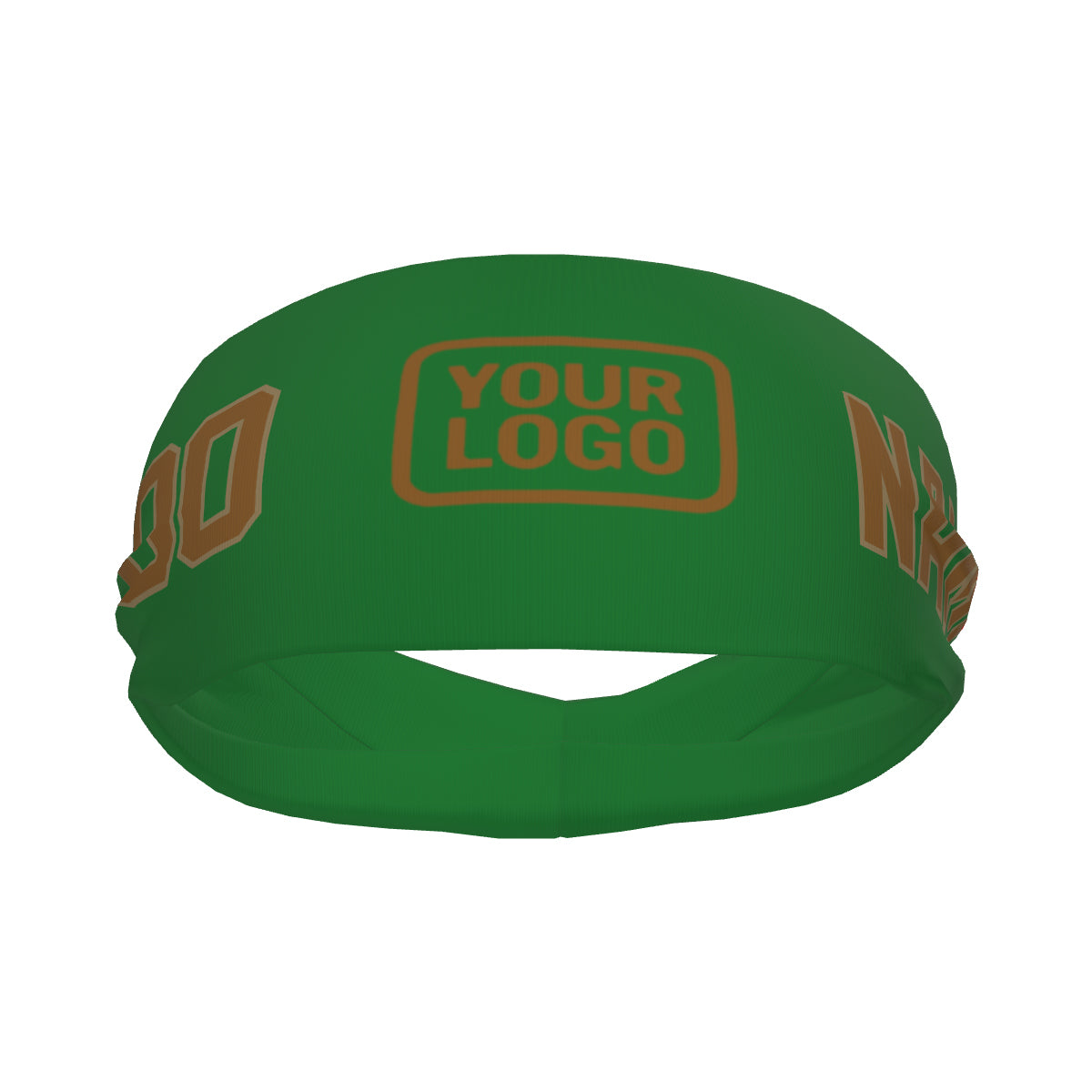 Maßgeschneidertes Smaragdgrün Khaki Sport Stirnband