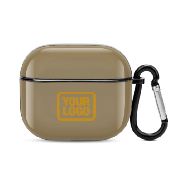Maßgeschneidertes Hellkhaki Gelb AirPods-Hülle (3. Generation)