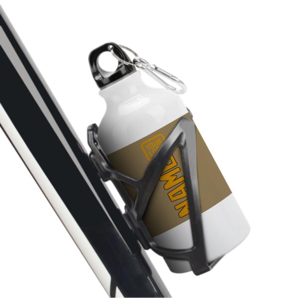 Maßgeschneidertes Hellkhaki Gelb Sportflasche
