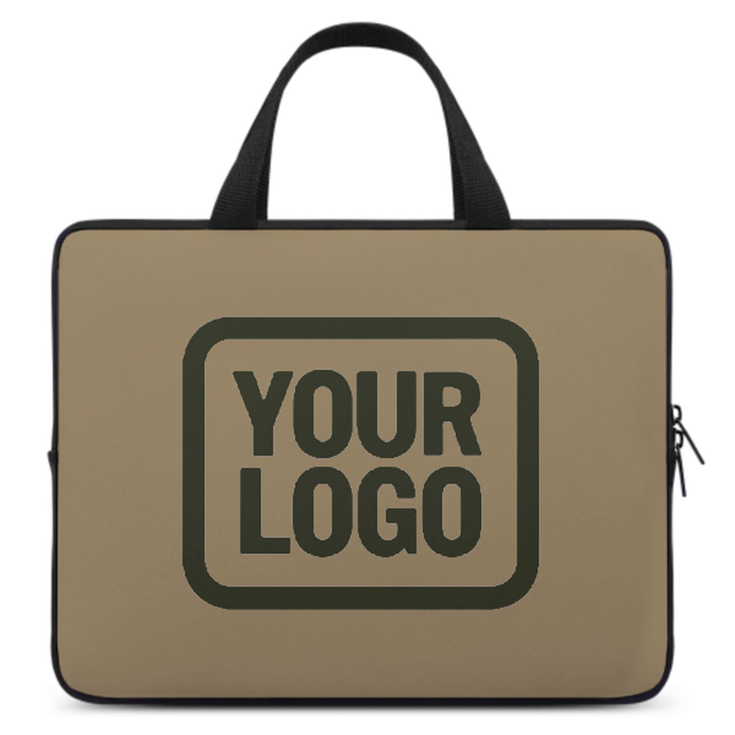 Maßgeschneidertes Hellkhaki Olive Laptop Tasche