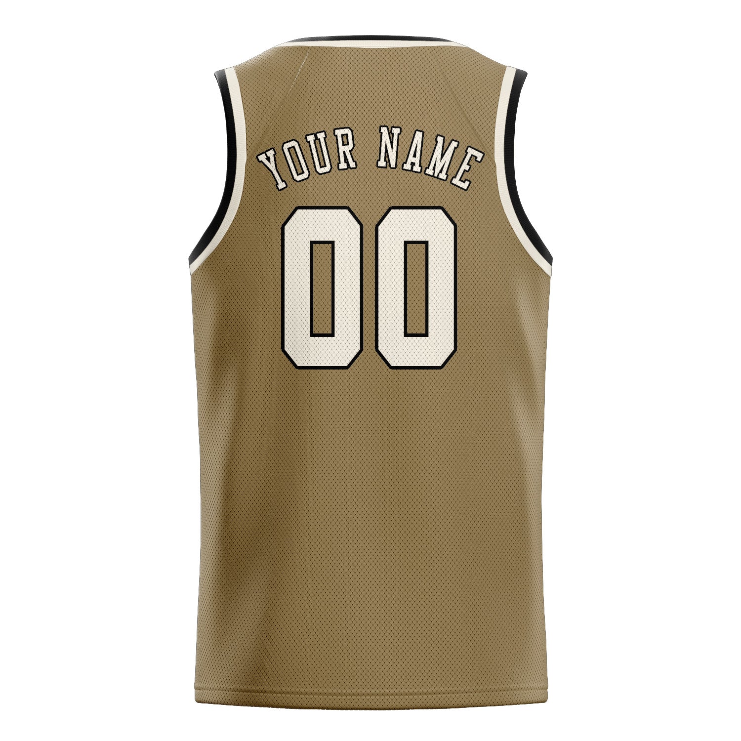 Benutzerdefiniertes Professionelles Hellkhaki Beige Basketballtrikot