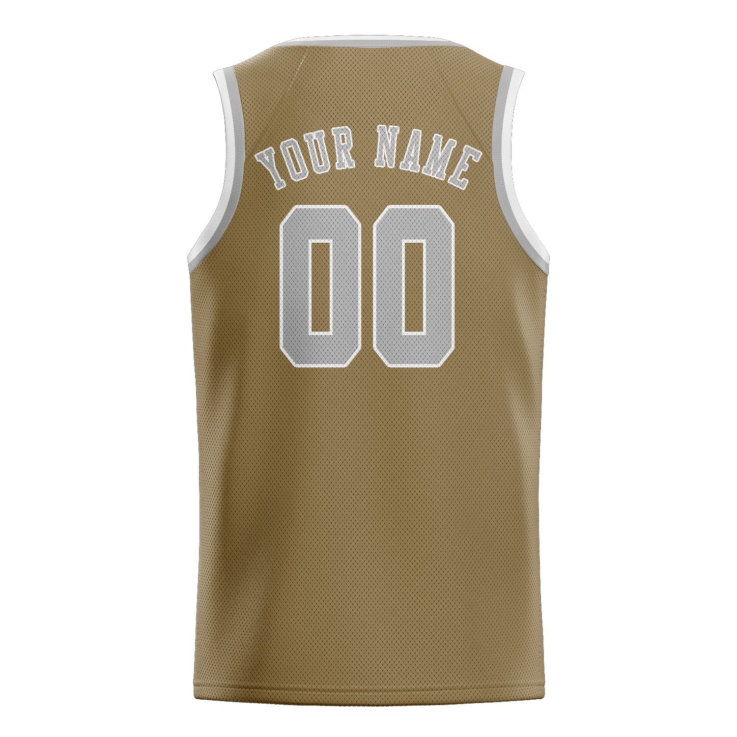 Benutzerdefiniertes Professionelles Hellkhaki Grau Basketballtrikot