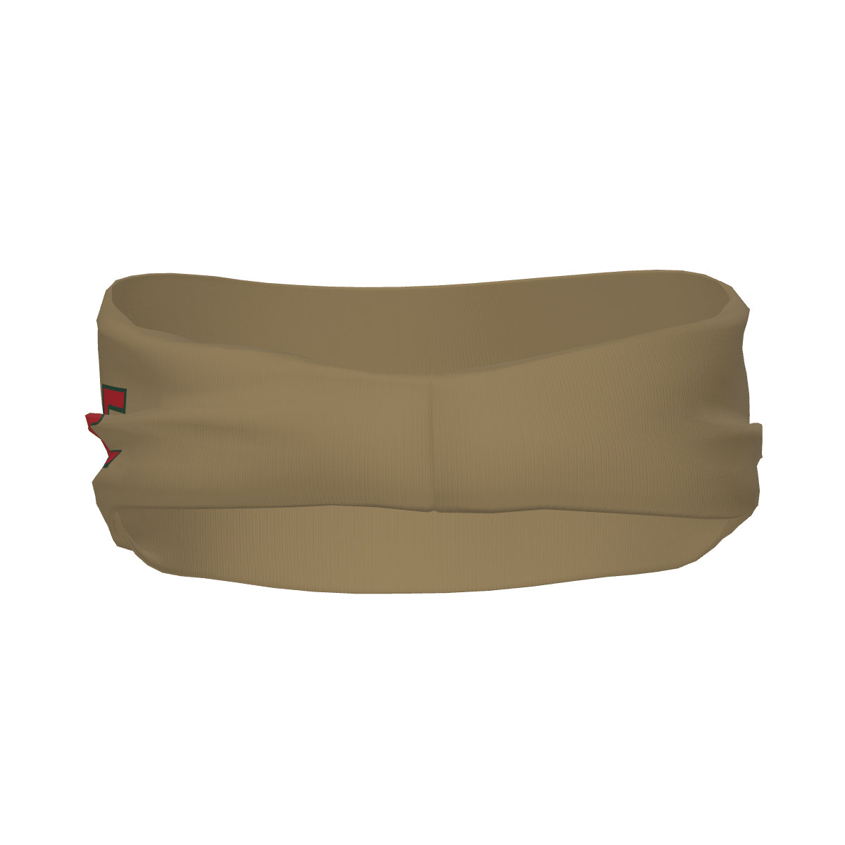 Maßgeschneidertes Hellkhaki Rot Sport Stirnband