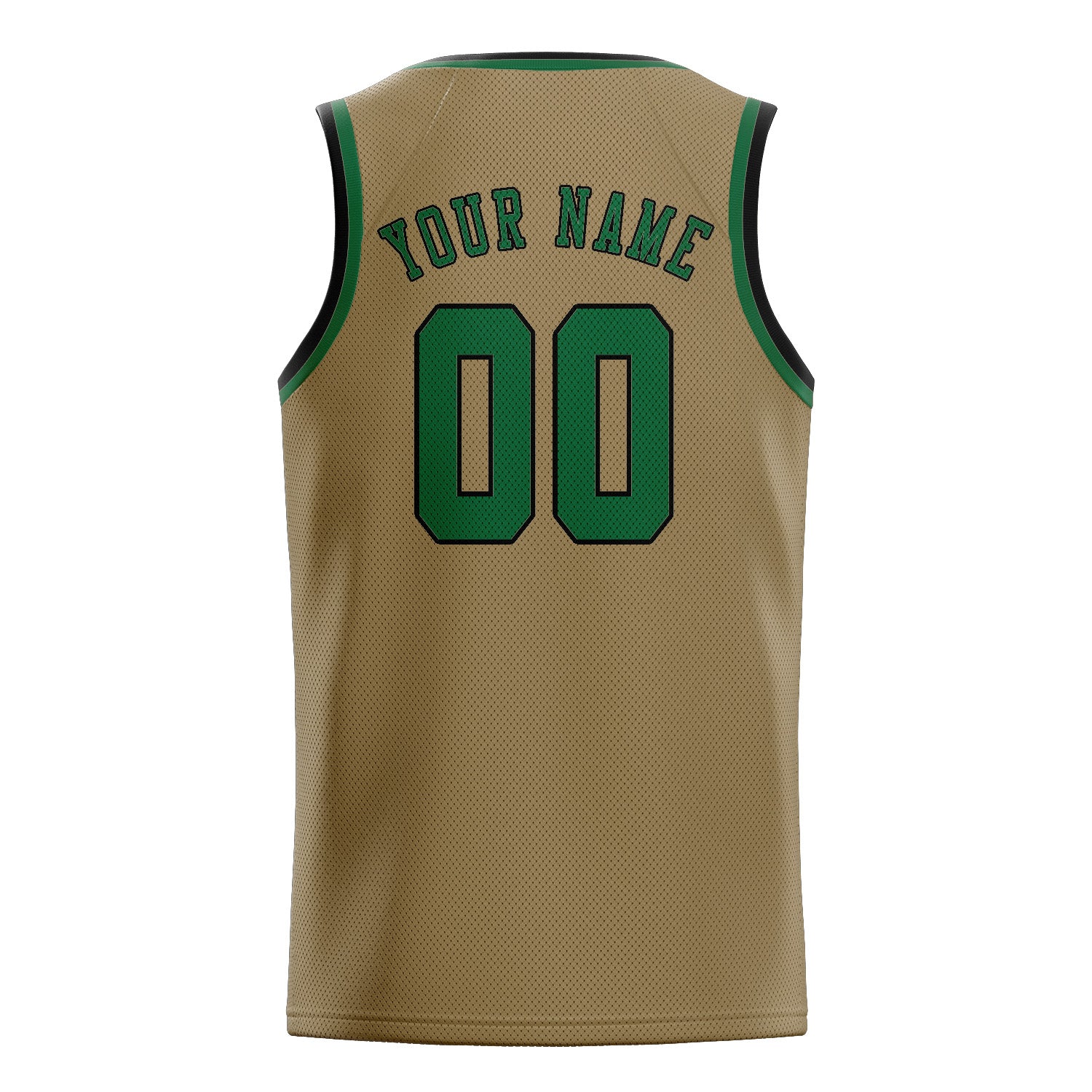 Benutzerdefiniertes Professionelles Hellkhaki Moosgrün Basketballtrikot