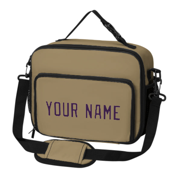 Hellkhaki Purple Bag magħmul apposta
