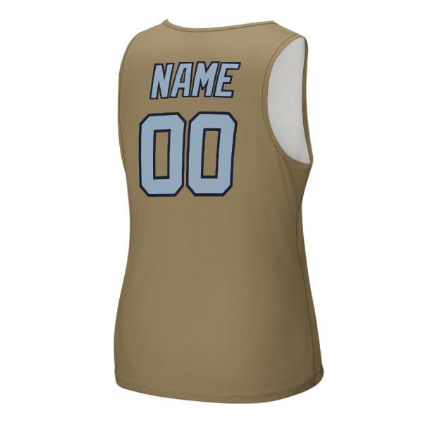 Maßgeschneidertes Hellkhaki Hellblau Herren Tanktop