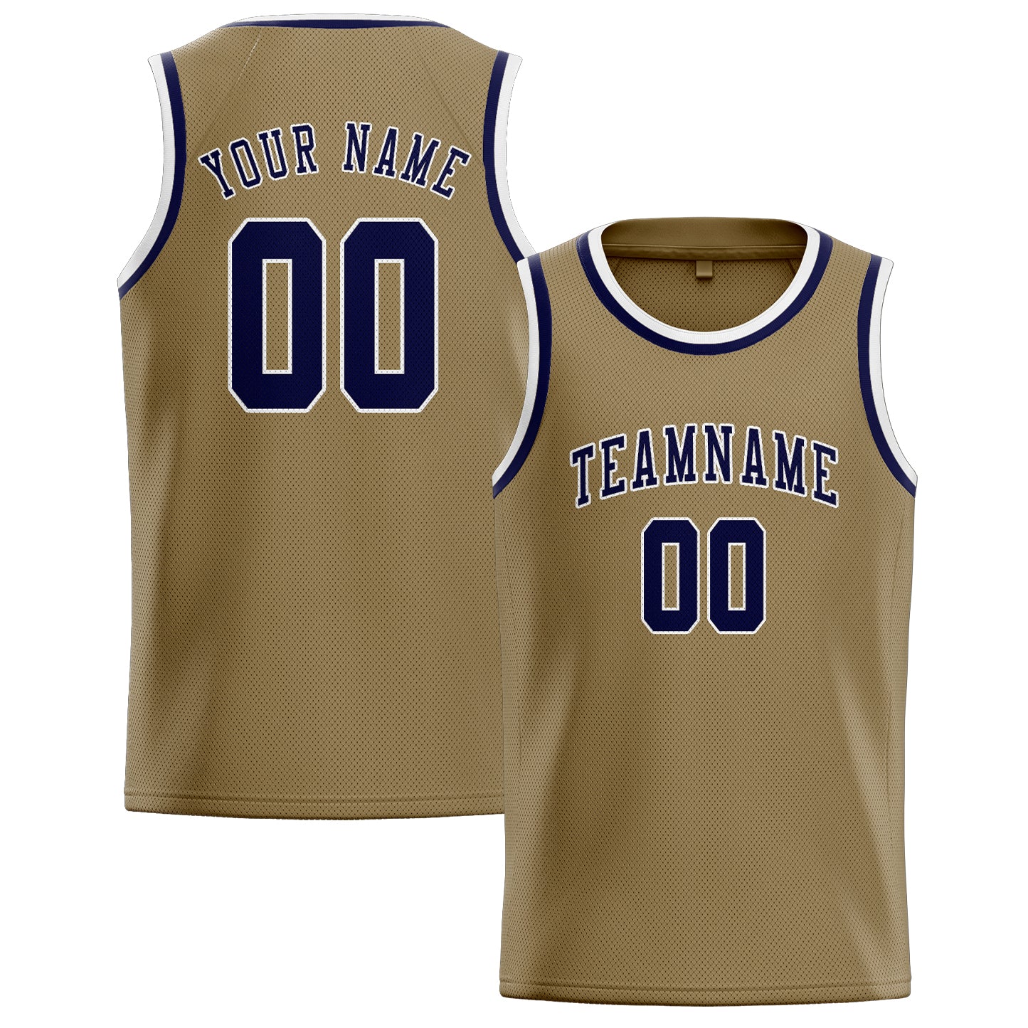 Benutzerdefiniertes Professionelles Hellkhaki Stahlblau Basketballtrikot