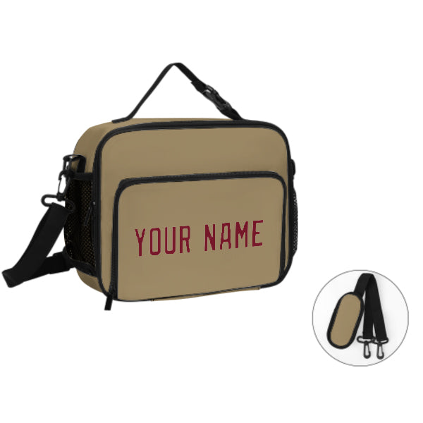 Hellkhaki magħmul apposta Crimson Red Lunch Bag