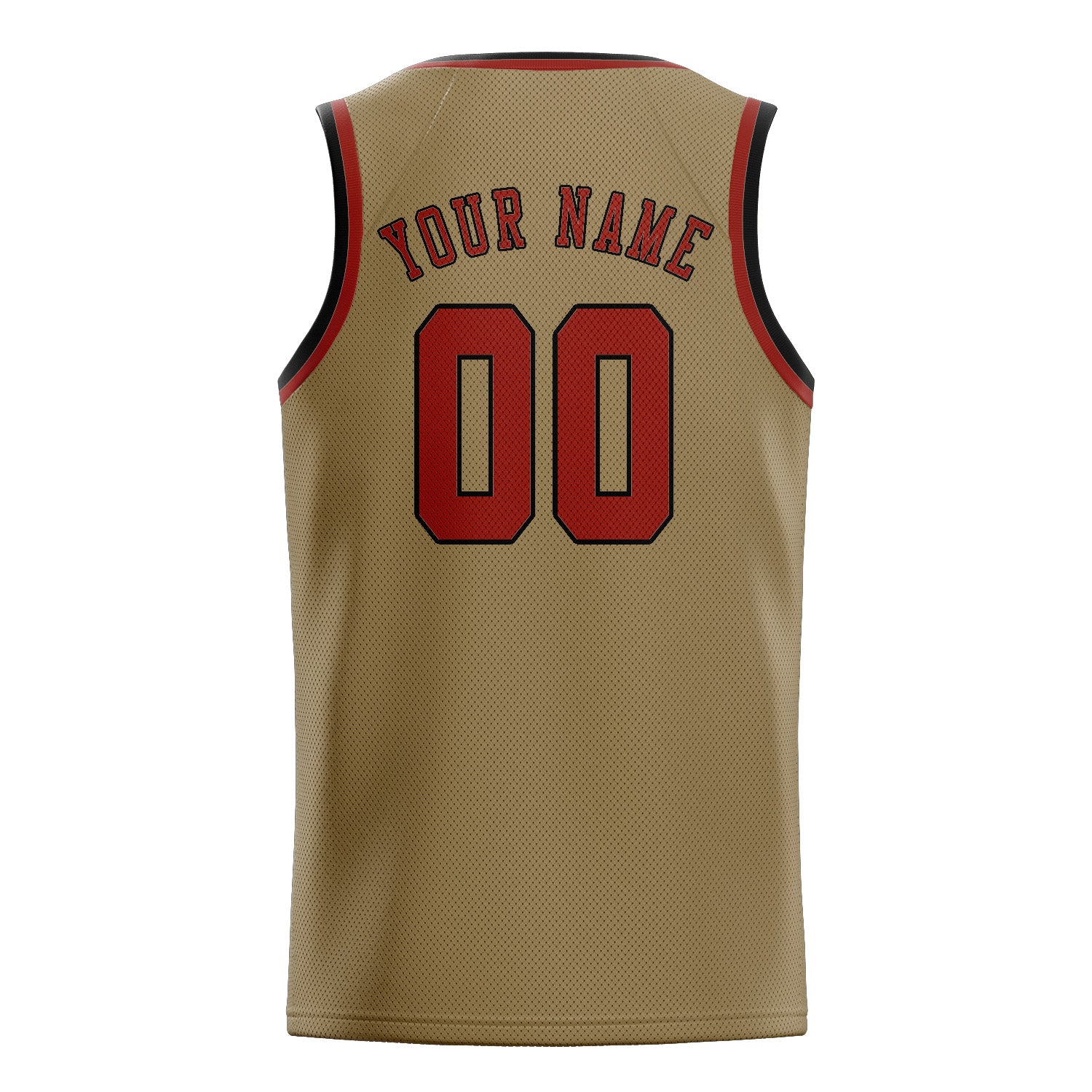 Benutzerdefiniertes Professionelles Hellkhaki Korallenrot Basketballtrikot