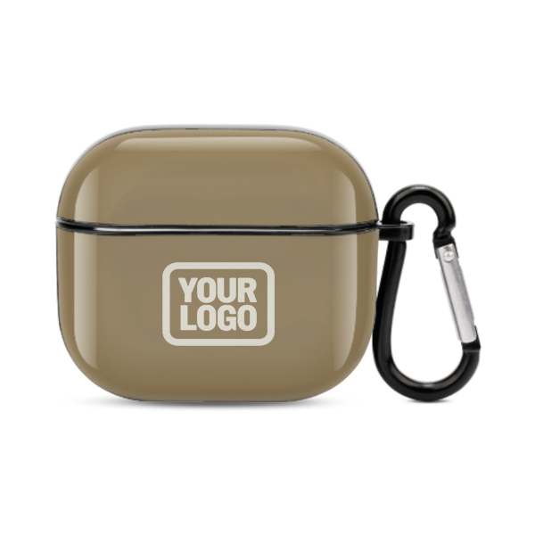 Maßgeschneidertes Hellkhaki Beige AirPods-Hülle (3. Generation)