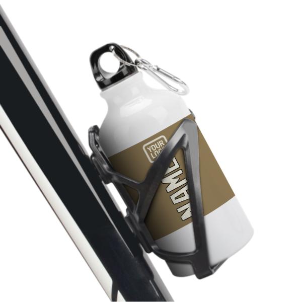 Maßgeschneidertes Hellkhaki Beige Sportflasche